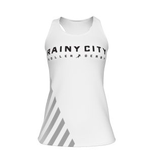 Team Version - White - Curved Racerback